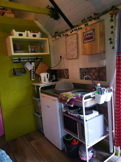 Trekkershut - Tiny House - Hikers Cottage Wijster Exteriör bild